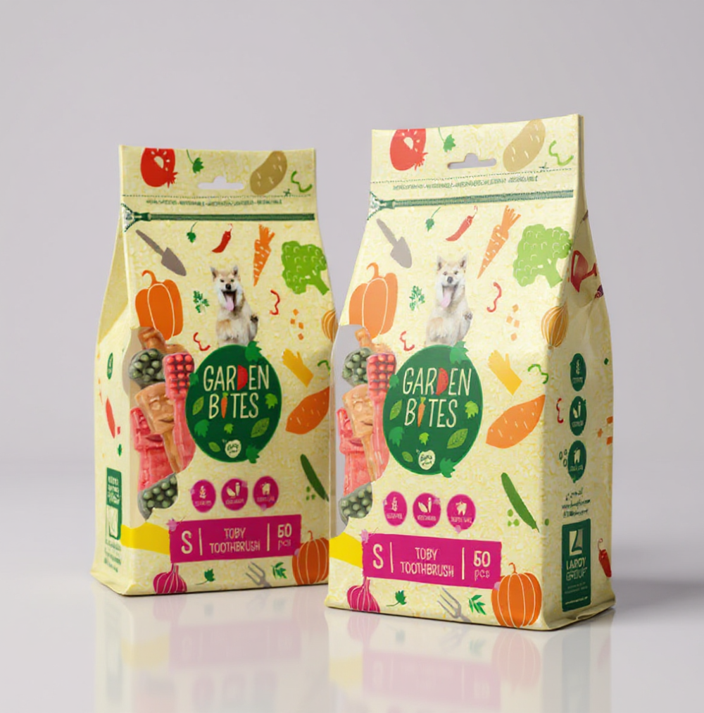 Garden Bites Snacks Vegetarianos - Escova de dentes L 10cm 500gr 